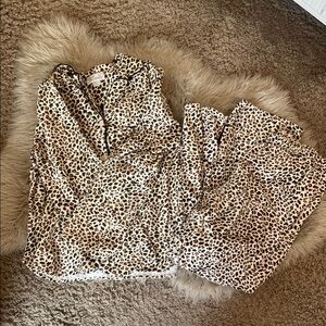 3/$8 Leopard Print Pajama Set